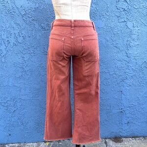 Vintage 70s Levis Patch Pocket Cropped Jeans in Peach Orange Size Xs/S Size 28